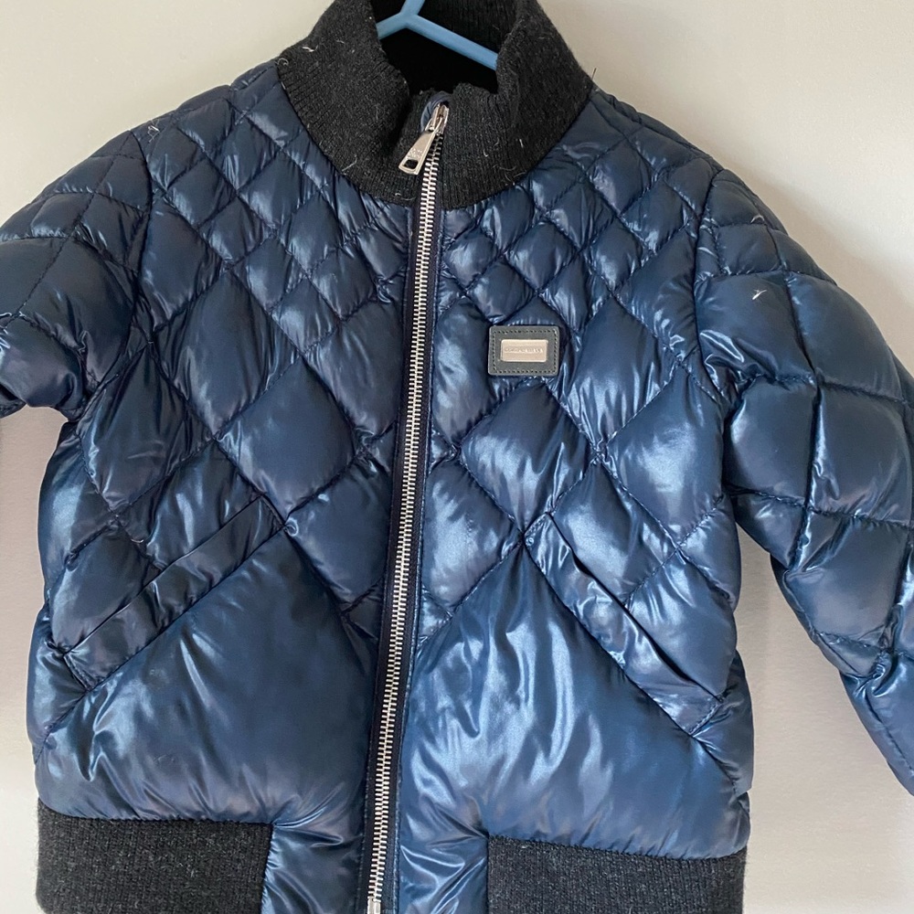 dolce gabbana toddler puffer jacket